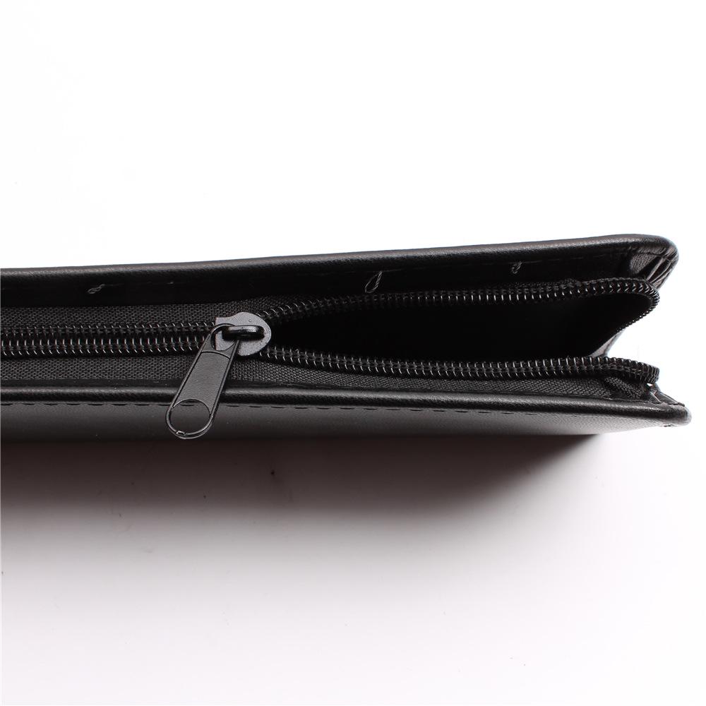 Black Hairdressing Scissor Pouch, Barber 2-Slot Tool Bag