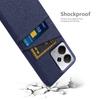 For Realme 14 5G Case Cloth + Hard PC Phone Cover with Dual Card Slots