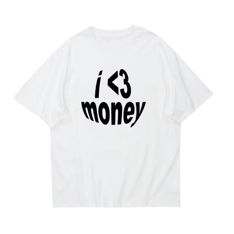 Men Y2K Cotton T-shirt Harajuku Letter Print Hip Hop Tee Rock Punk Streetwear Top Goth Vintage Loose Casual Short Sleeve T-shirt
