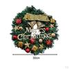 Artificial Christmas Wreath Front Door 30cm Housewarming Holiday Garland Decoration for