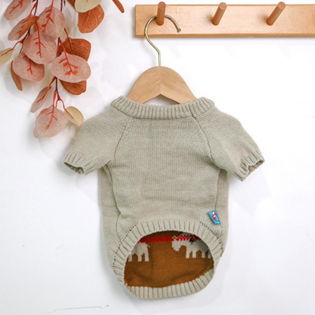 dog print sweater