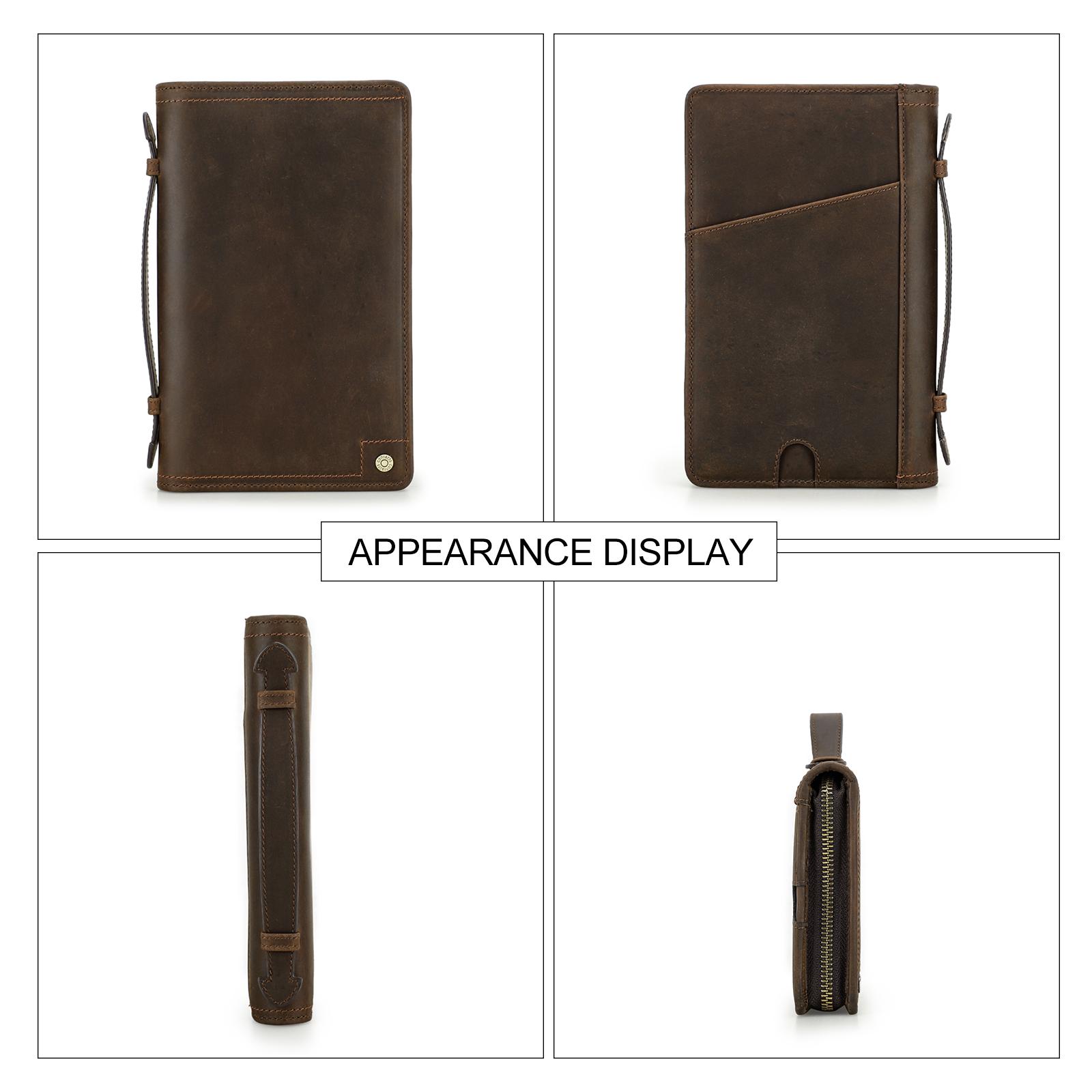 CONTACT S мужские кошельки из натуральной кожи для паспорта — фото 8