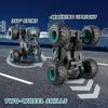 SBSG 2.4Ghz RC Monster Truck Toys for Boys, 1:20 Dinosaur Remote Control Car with Lights & Music, Stunt 360 Spin Walk Truck
