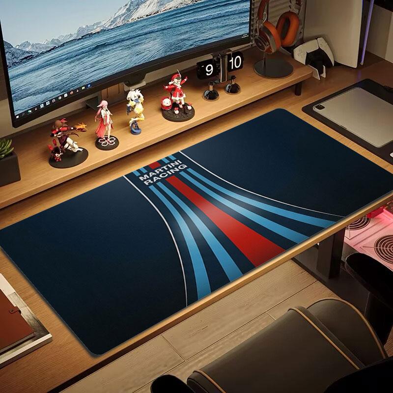 Martini Racing Large Size Mouse Pad Large Gaming Table Cushion Non-slip Laptop Tablet Big Mousepad XXL Mat Mini PC Playmat With Lock edge
