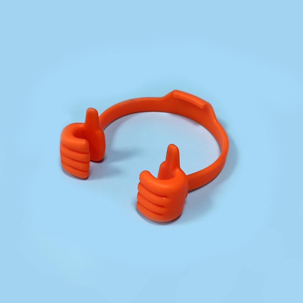Creative mobile phone holder, thumb holder, desktop holder, portable holder, digital, cute holder.