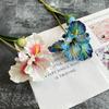 45cm Short Branch 2 Iris EVA Texture Simulation Flower Natural Wind Oil Painting Color Fake Flower Home Decoration