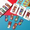 Personalized Christmas Magnetic Bookmark - Double-Sided for Students, Creative Gift for Kids, Practical Page Holder for the Whole Class
