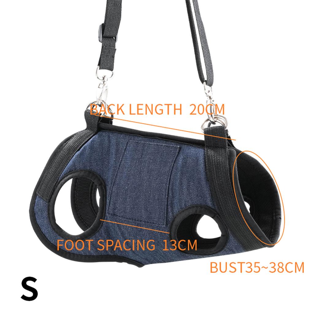 Pet Dog Traction Rope Auxiliary Strap Trimming Nail Beauty Clothing Pet Beauty Hammock Single Shoulder Handheld Chest Strap