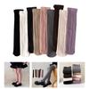 Stylish Children's Knee High Socks Soft and Breathable Above Knee Stockings Solid Non Slip Thickened Bottom Warm Socks