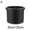 Non-woven Fabric Planting Bag Handle Round Flower Pot Container Gardening Tool