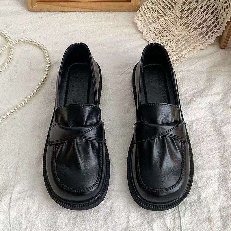 

35-43 Large size women s shoes 41 Wide feet fat original lolita shoes jk Uniform shoes Student shoes College small leather shoes 42 43