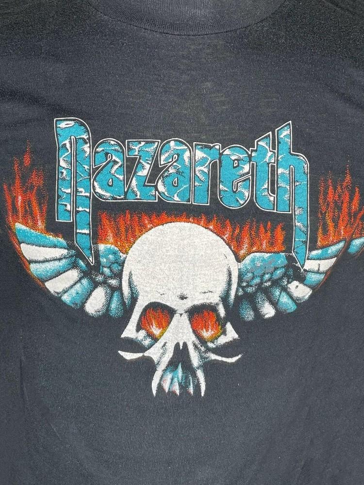 Nazareth Tour T-shirt 1982 Band Concert Gift For Fan S to 5XL QA093 Unisex T-Shirt XL