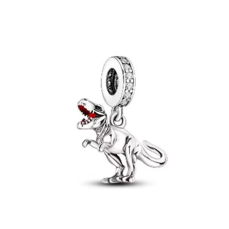 Copper Plated Family Series Dog Bead Fit Original Bracelet Diy Shining Mother Charms Jewelry Gift Women Pendant