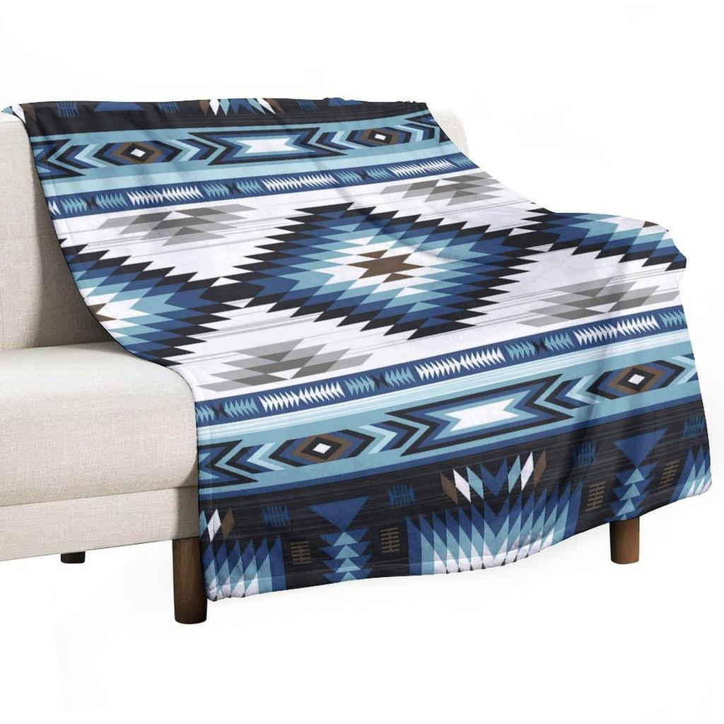 Bohemian Blanket Flannel Blanket Tribal Print Blanket Camping Bed Outdoor Sofa Office Blanket