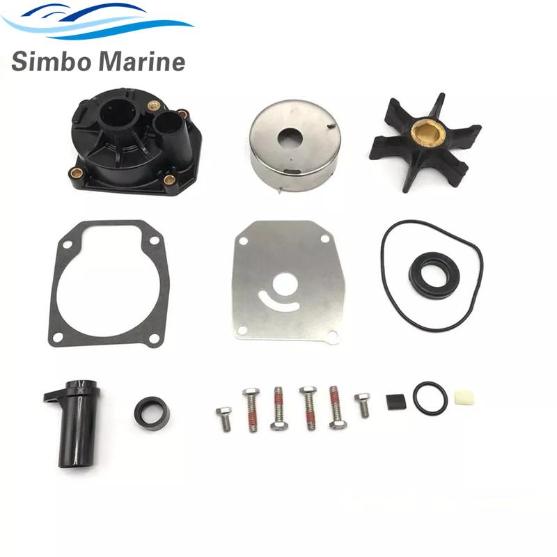 For EVINRUDE JOHNSON OUTBOARD 70 75 HP WATER PUMP KIT WITH HOUSING 432955 438597 Sierra 18-3389 чёрный