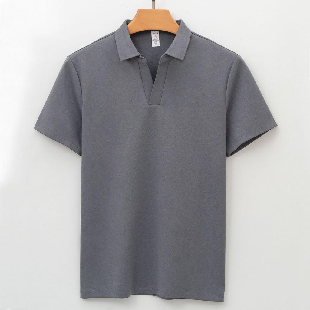 Sports Polo Shirt Collar T-shirt Short-sleeved Moisture-absorbing Quick-drying Polo Shirt