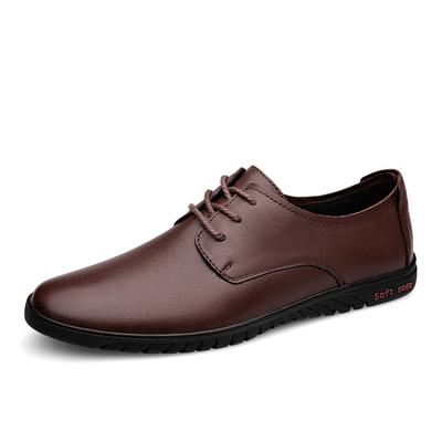 Sapatos Masculinos de Couro Genuíno de Marca Clássica para Escritório Business Casual Sapatos com Solado Macio Confortáveis Sapatos Masculinos para Dirigir Entrega Grátis