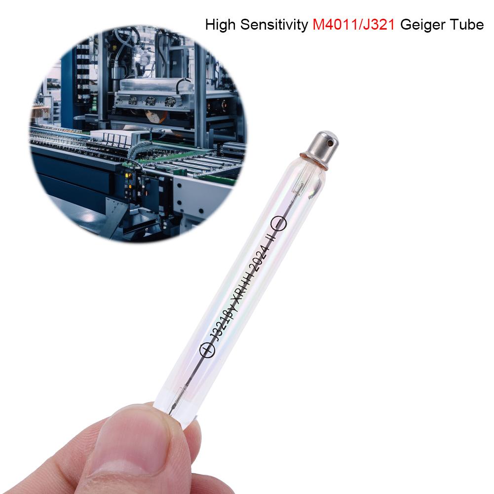 M4011/J321 Glass Geiger Muller Tube High Sensitivity GM Tube Geiger Counter Kit Tube for Ionization Nuclear Radiation Detection
