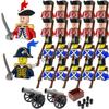 Medieval Napoleonic War Military Building Blocks Imperial Governor General Official French British Russia Marshal Soldiers Brick