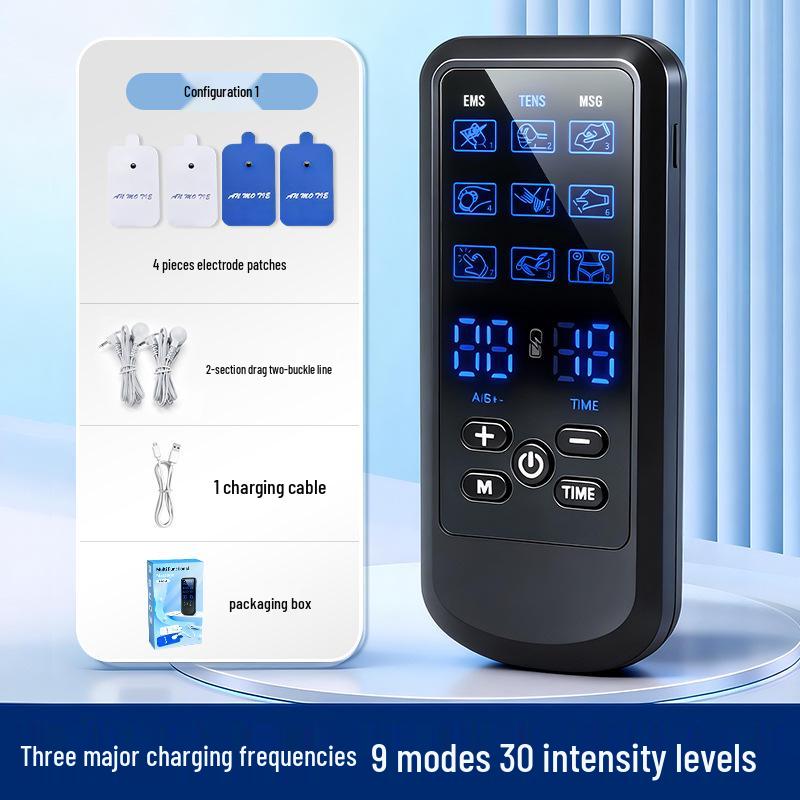 Rechargeable Mini Dual-Output Meridian Pulse Massager