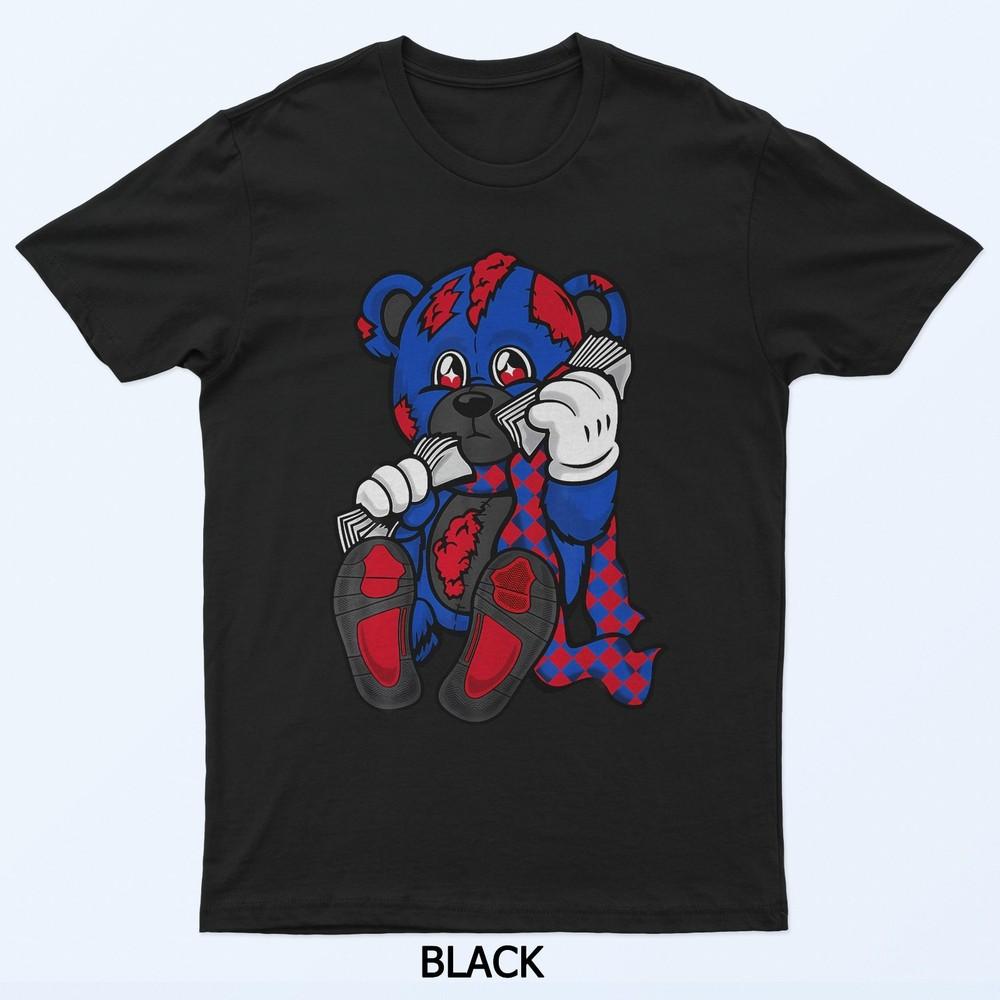 Bear Money Tee Red Color Rare Matching Outfit T-Shirt