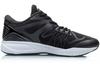 Li Ning Cushioning Slip Resistant Abrasion Resistant Low Top Running Shoes Men's Black White ARHP233-1