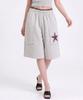 UNDEROFF Low-Cut Out-Pocket Bermuda Shorts Leopard Melange