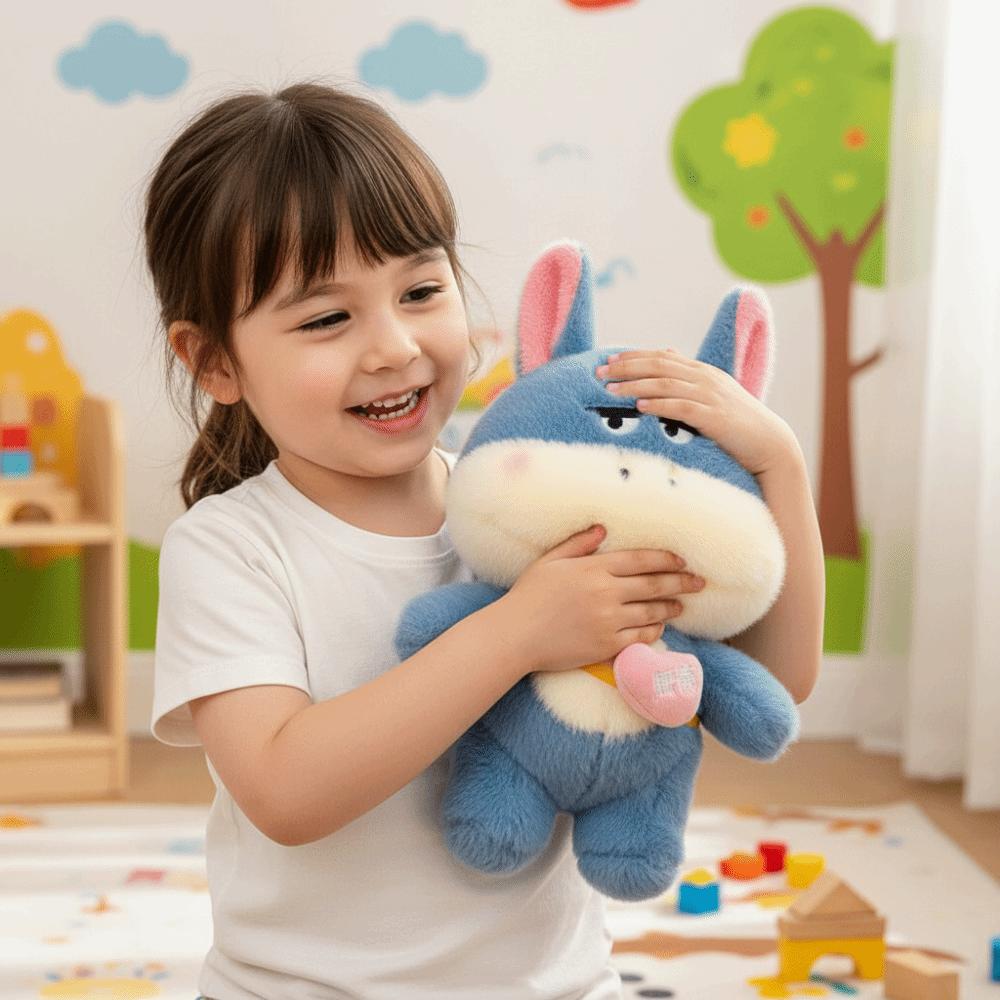 Kawaii Style Donkey Plush Toy Funny Design Cute Plush Toy Popular Cartoon Plush Toy  Birthday Gift