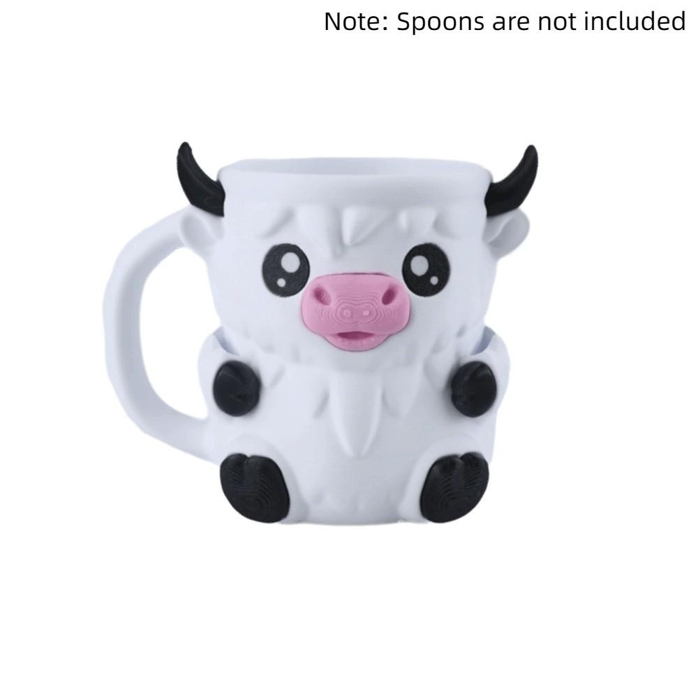 Höglandsboskap Glassbägare Frysskyddshandtag Läckagesäker Glassbägarehållare 3D-utskriven Isolerad