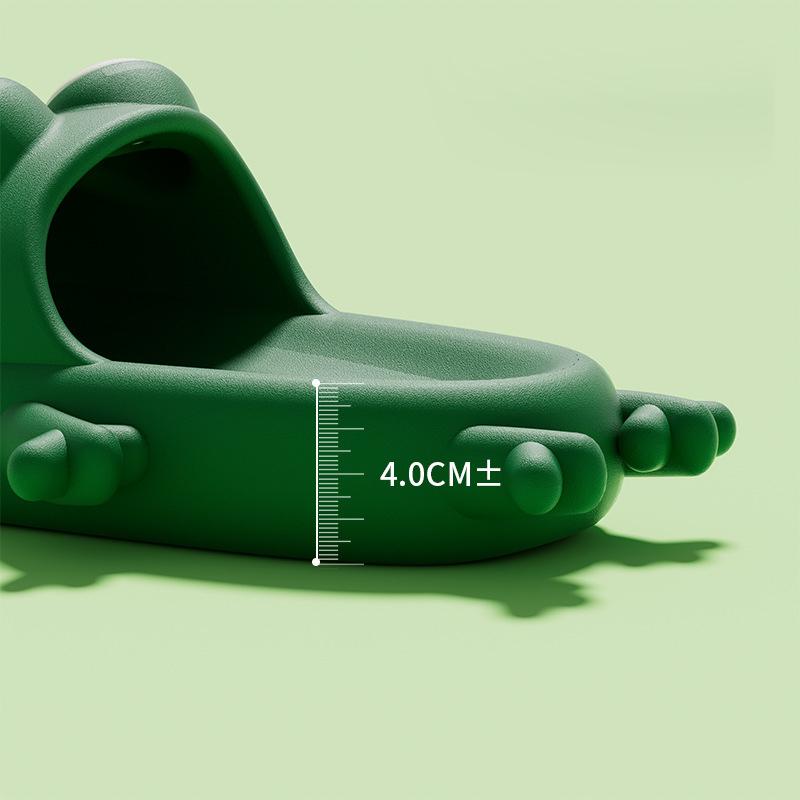 Cute Frog Slides for Men and Women Slippers Breathable Sandals Women's and Men's Shower Shoes Comfort Cloud Soft Slides