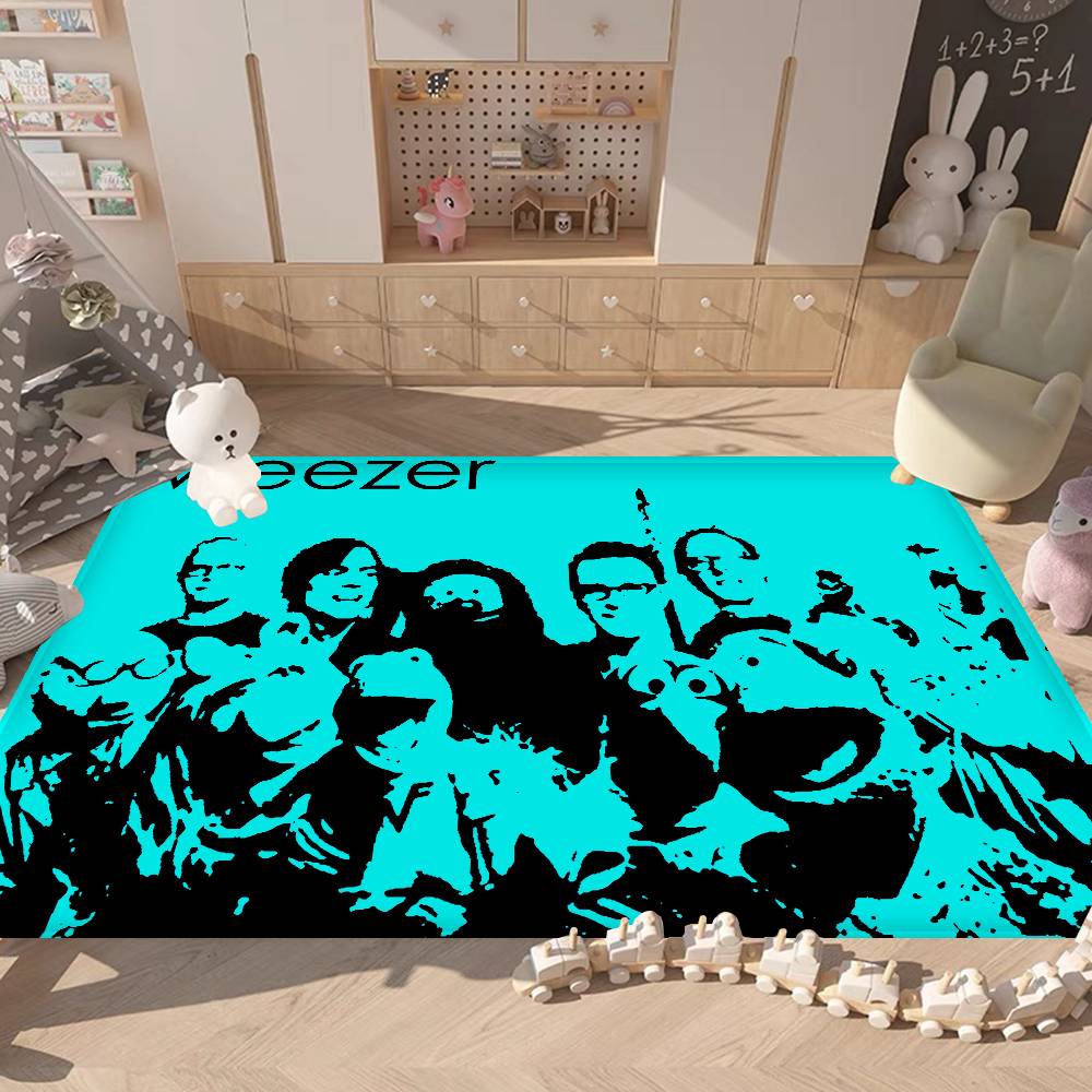 Rock Band W-Weezer Kitchen Mat Cheaper Anti-slip Modern Living Room Balcony Printed Modern Home Decor