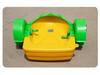 Children's Inflatable Electric Bumper Boat - Hand-Cranked & Paddle, Double Person Parent-Child Outdoor Play Toy.