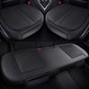 Leather & Gel Car Seat Cushion - Universal, All-Season Fit for MPVs, Sedans, Trucks, SUVs, Off-Road Vehicles