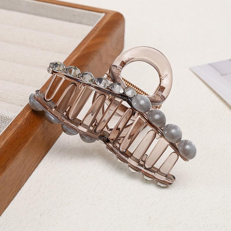 Elegant High Crown Women's Shark Hair Clip - Large French Grip Headwear