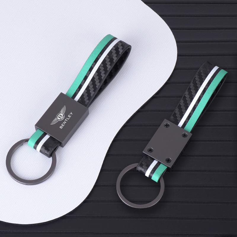 1PC Luxury B-Bentley-B Badge Car Keychain Keyring Key Chain For Bentley Flying Spur Continental GT Bentayga Mulsanne Accessories