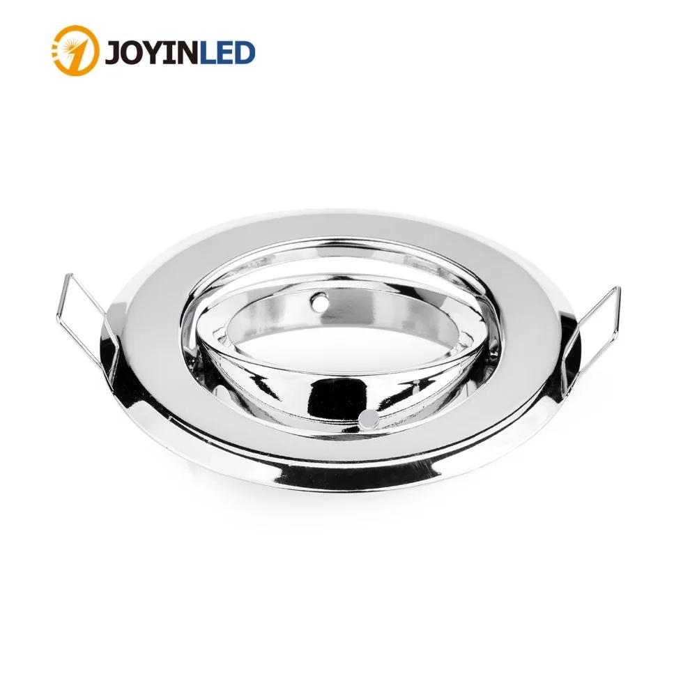 Modern Golden Metal Frame Trim Kits Recessed Ceiling Lights Gu10 Fitting Round MR16 GU10 Led Spotlight Bulb Holder Frame