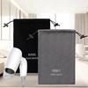 Flannel Hair Dryer Storage Bag Foldable Dustproof Hair Curler Protective Cover Soft Large Capacity Drawstring Carrying Case