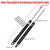 2pcs 300N 300/350/400/450/500/600mm Gas Strut Bars Gas Spring Support Boot Bonnet Car Caravans Doors Windows Hatches Boat Bus