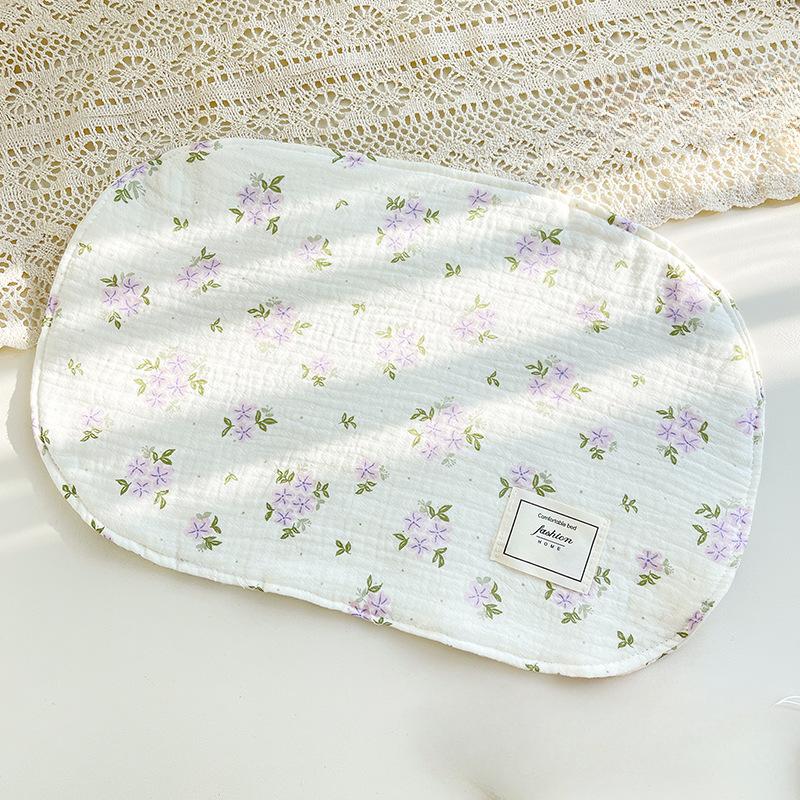 Anti Vomiting Milk Pillo Comfortable Cloud Pillow for Newborns Low Flat Pillow for Infants Eight Layer Gauze Pillow for Children