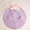 Słodki kreskówka królik dziecko beret czapki miękkie niemowlę maluch beret czapki jesień zima jednolity kolor kapelusz słodkie ciepłe dzieci czapki prezenty