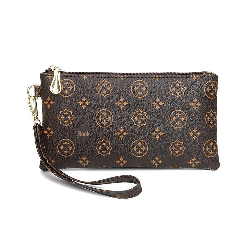 Elegant Women's Clutch Wallet: Long, Large-Capacity Coin Purse & Phone Bag