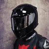 Best selling motorcycle helmet double lens built-in sun visor racing full helmet cascos DOT approved motocross helmet capacete