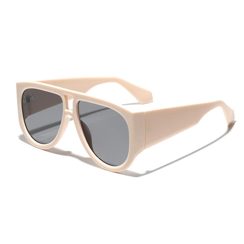 Briller Trendy solbriller, Briller med stor innfatning, Unisex trendy solbriller
