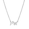 Stainless Steel Non-fading Women's Trendy Butterfly Letter Necklace