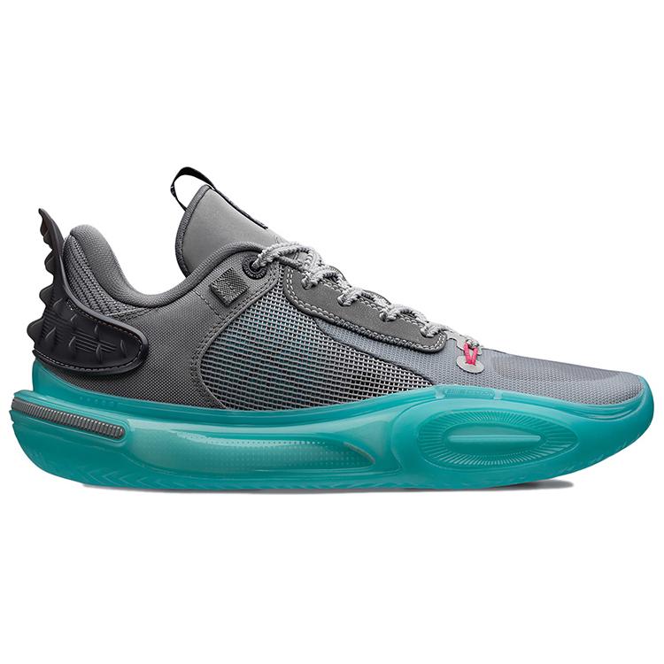 New LiNing All City 11 Sleepless Durable Breathable Low Top Basketball Shoes Snow Gray ABAT005-5