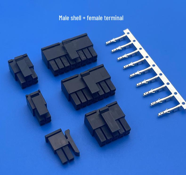 3.0mm Pitch Small 5557/5559 Wire-to-Wire Connector Terminal Housing