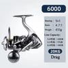 Portable Lure Spinning Reel with 9+1 Stainless Steel Bearings Sea-resistant Long-casting Reel for Sea Fishing Spinning Fishing Reel Left/Right Hand