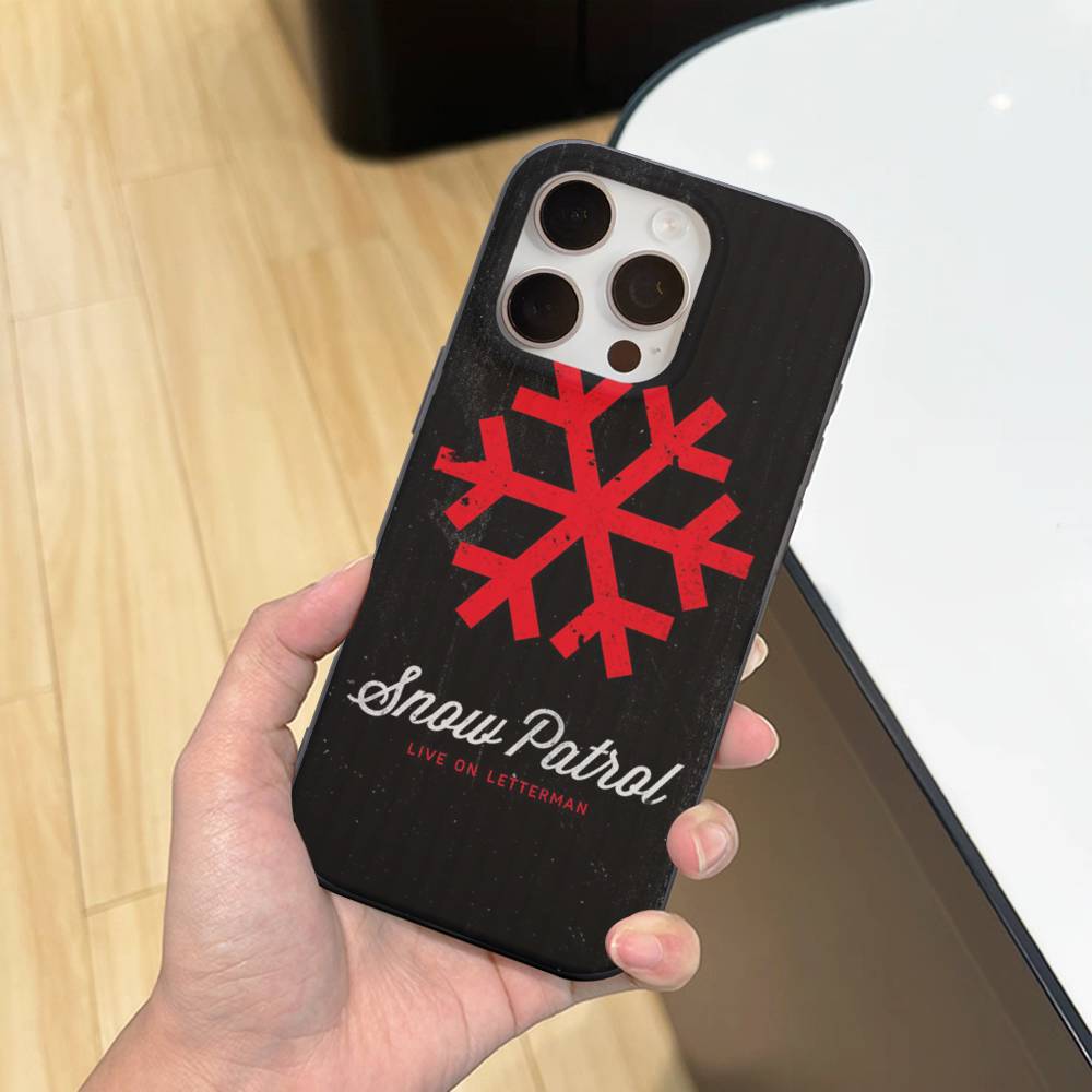 

Rock Band S-Snow P-Patrol Corrugated Stripe Phone Case For IPhone 17 16 15 14 13 12 11 Pro Max Plus Pro Shockproof Cover iPhone 16