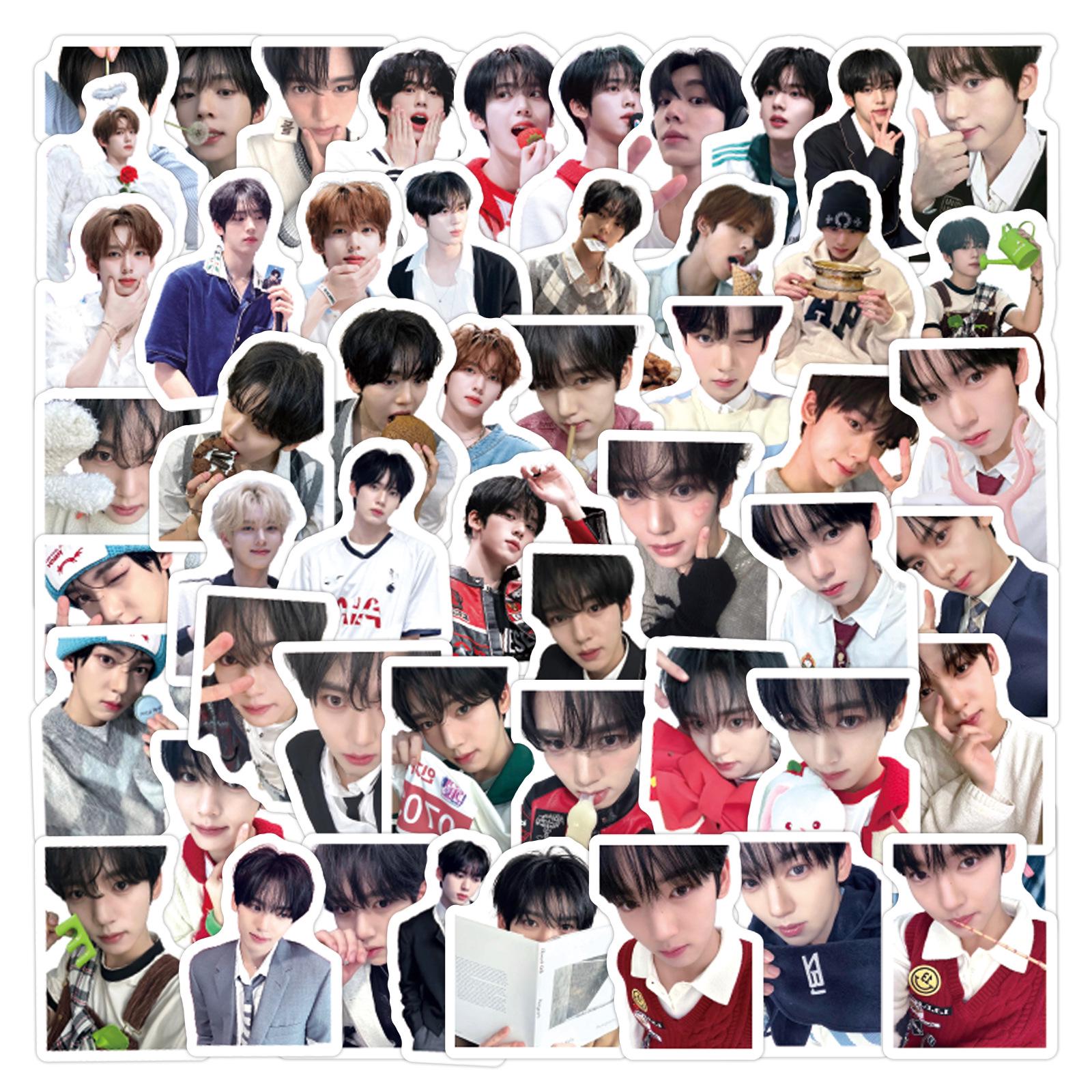 100 Korean Star ZB1 Han Yu Jin Creative Stickers for Planners, Water Bottles, and Computers