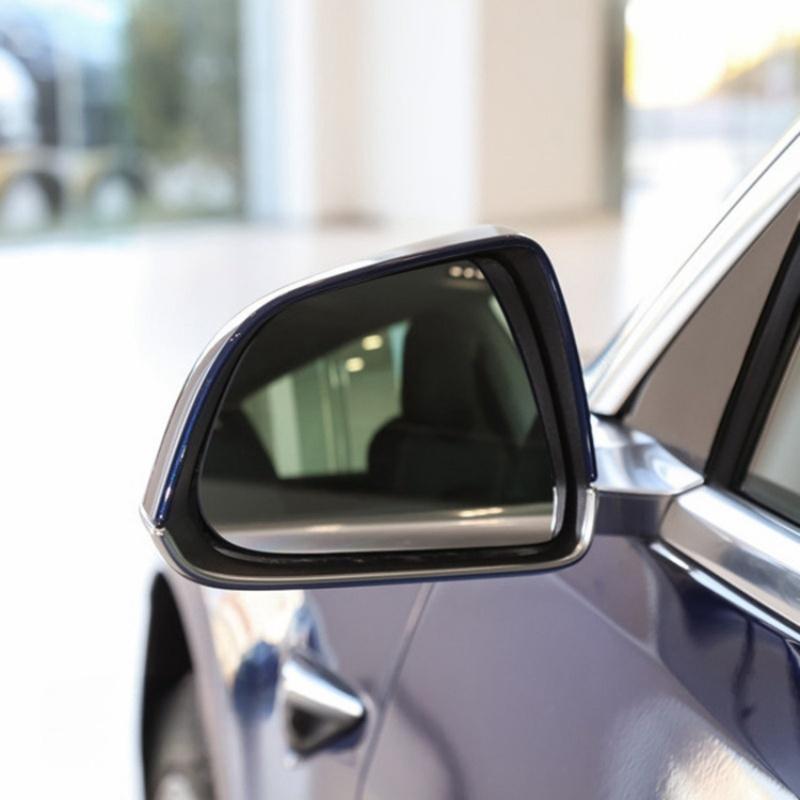 Car Left/Right Side Heated Mirror Glass For Tesla Model 3 2017- Car reverse lens rearview mirror